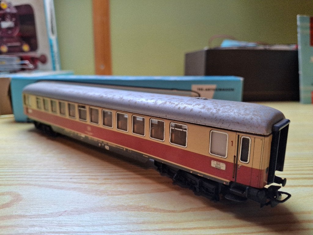 Märklin 4089 – Blikken TEE Sluitrijtuig DB met sluitseinen, Hobby en Vrije tijd, Ophalen, Wisselstroom, Gebruikt, Wagon