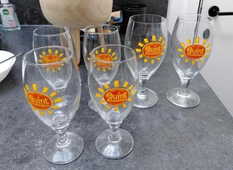 QUINT GLAZEN, Verzamelen, Glas en Drinkglazen, Ophalen of Verzenden, Zo goed als nieuw, Overige typen