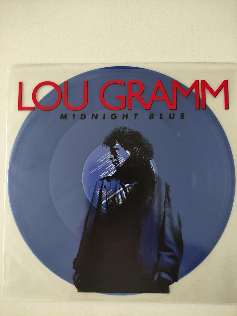 Lou Gramm Midnight Blue , blue vinyl 12", Foreigner, Ophalen of Verzenden