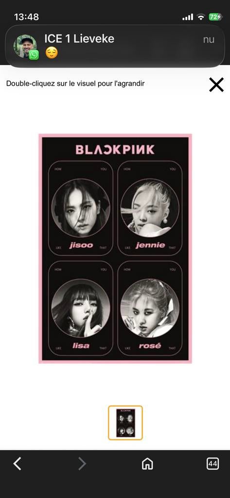 Poster Blackpink, Enlèvement