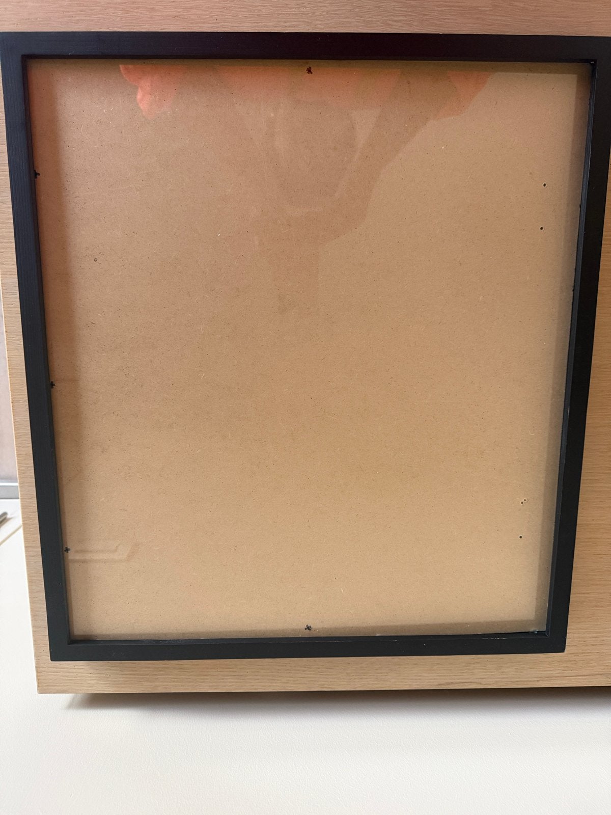 Zwarte houten kader 49 x 54 cm, Ophalen, Gebruikt