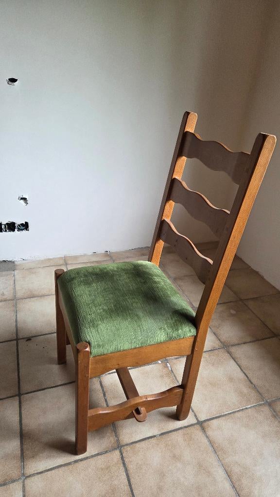 6 chaises salle à manger, Maison & Meubles, Chaises, Ancien, Comme neuf, Brun, Enlèvement