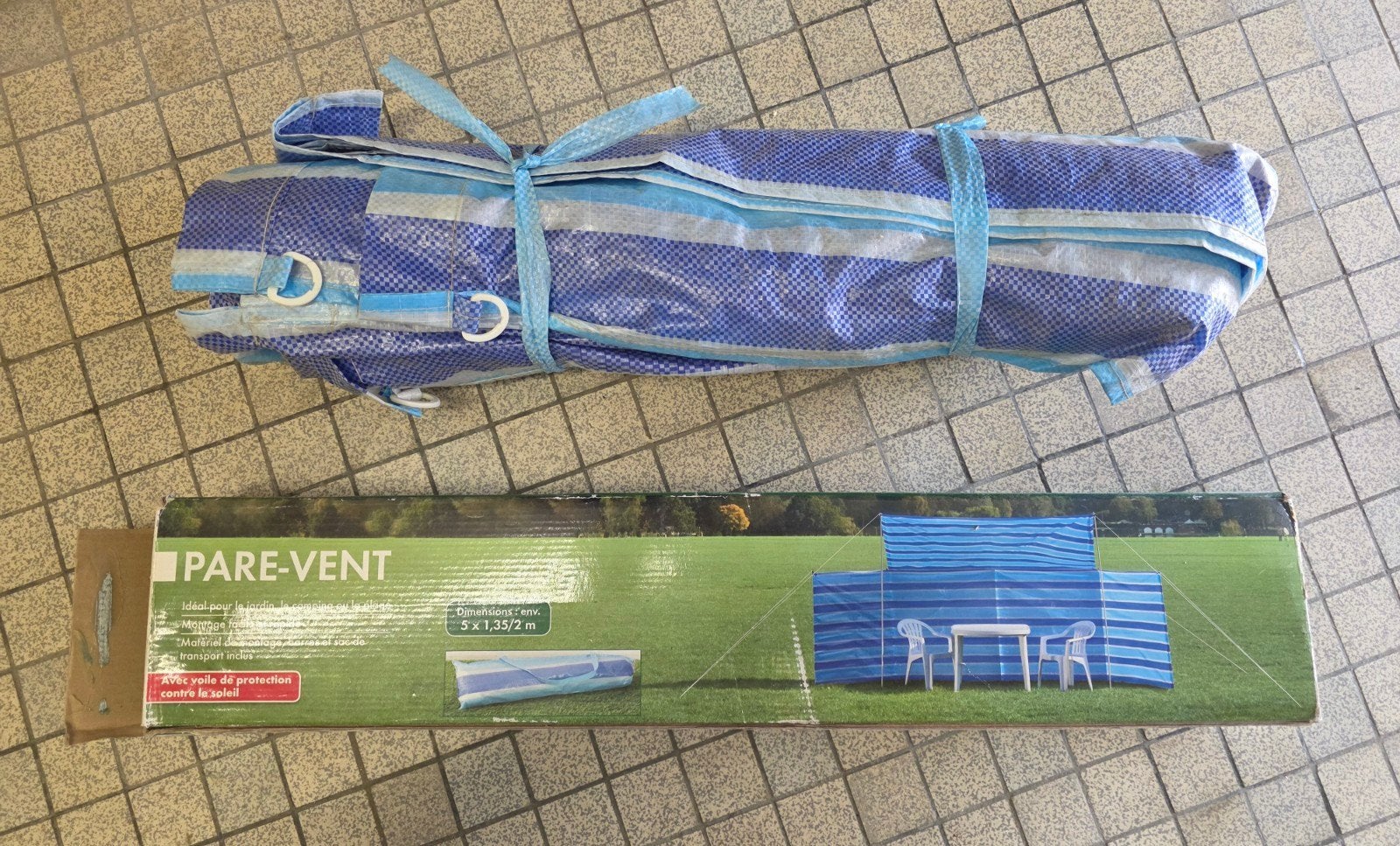 Pare-vent, Caravanes & Camping, Enlèvement