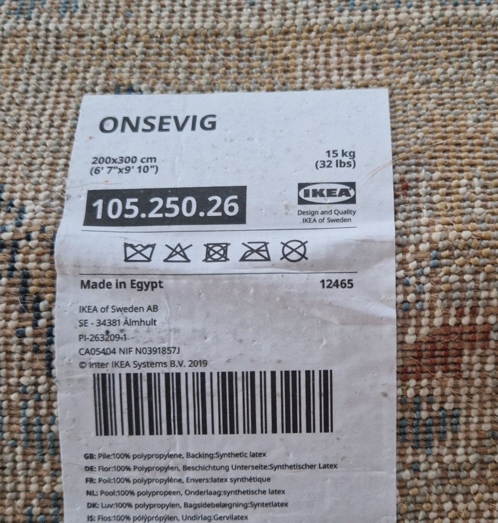 Tapijt Ikea 200cm x 300cm, Huis en Inrichting, Ophalen, 200 cm of meer, Zo goed als nieuw, 200 cm of meer