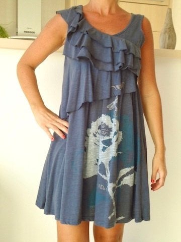 Donkerblauw zomerkleedje, Kleding | Dames, Jurken, Ophalen of Verzenden, Zo goed als nieuw, Maat 36 (S)