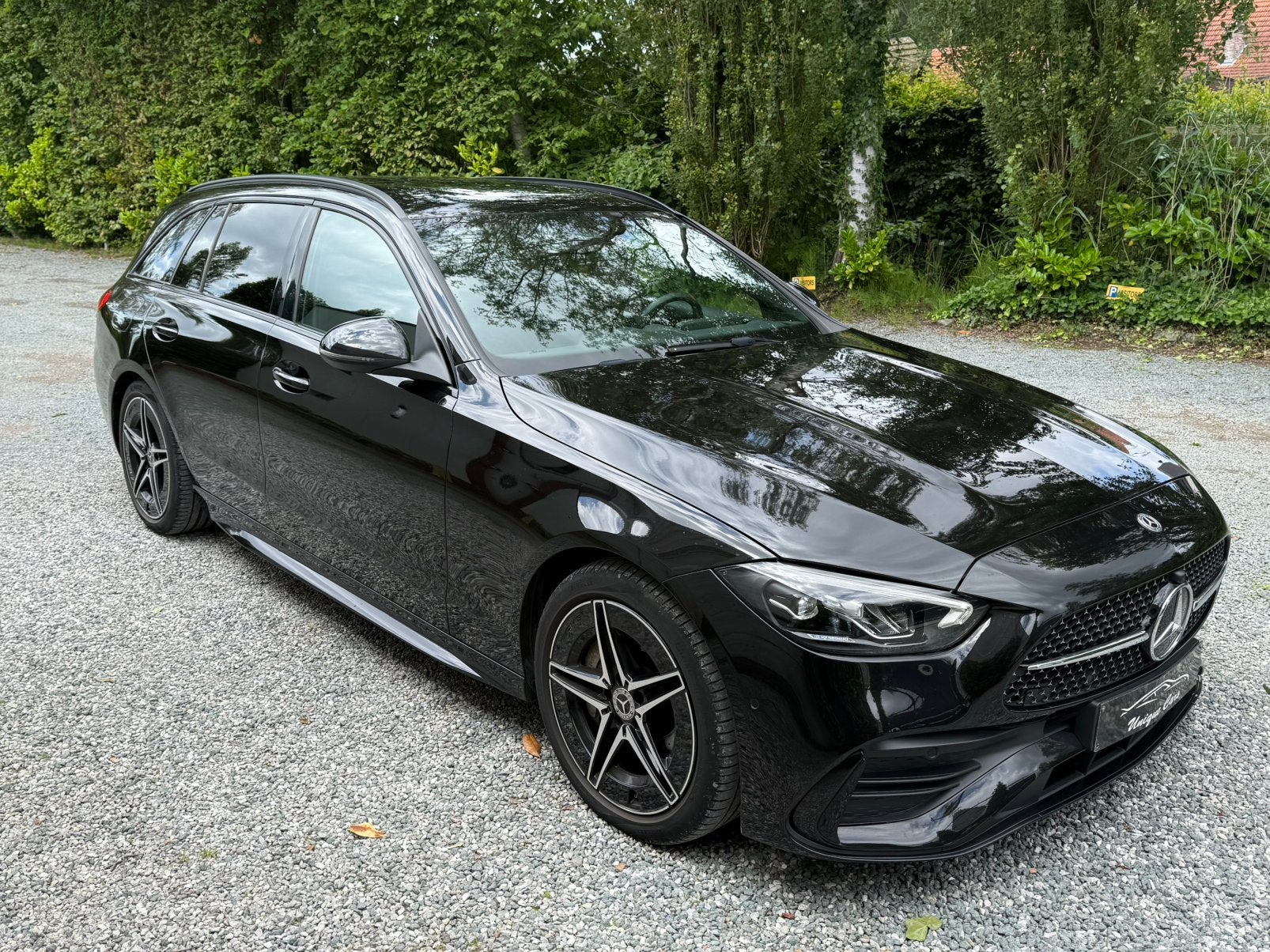 Mercedes C200 Benzine AMG Nightpack Autom 204pk 47000KM 2022, Autos, Cuir et Alcantara, Achat, Euro 6, Entreprise