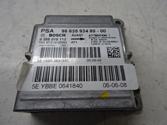 BOITIER AIRBAG Peugeot 207 SW (WE / WU) (9663593480), Utilisé, Peugeot