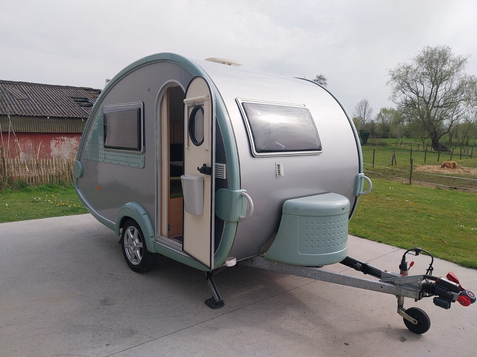 Tab 320RS keuringsvrij, voortent, luifel, woonbatterij, alu, Caravanes & Camping, Caravanes, Auvent, Entreprise, Knaus, Banquette en rond