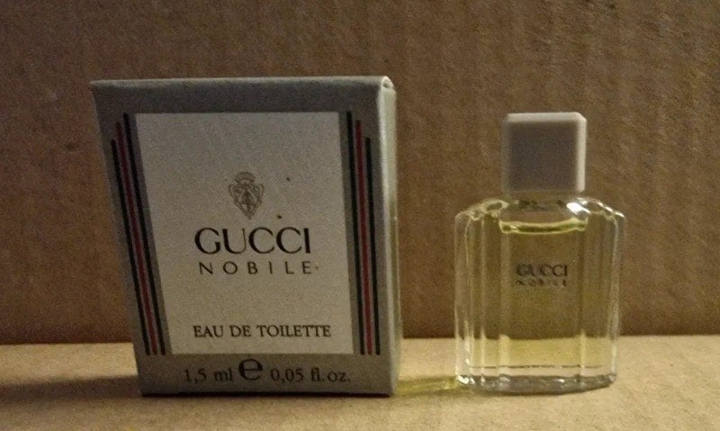 Miniature de parfum Gucci Nobile EDT 1,5 ml pleine, Envoi, Neuf