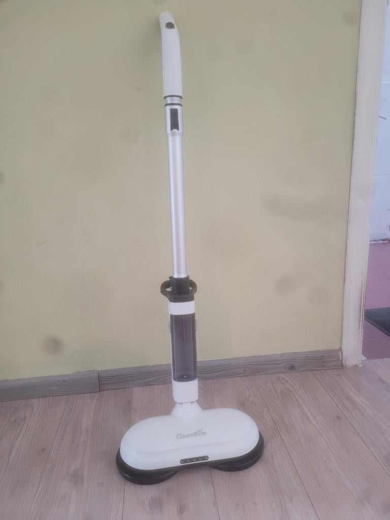 Eletrische dweil merk CleanRite met 2 paar pads en oplader, Ophalen