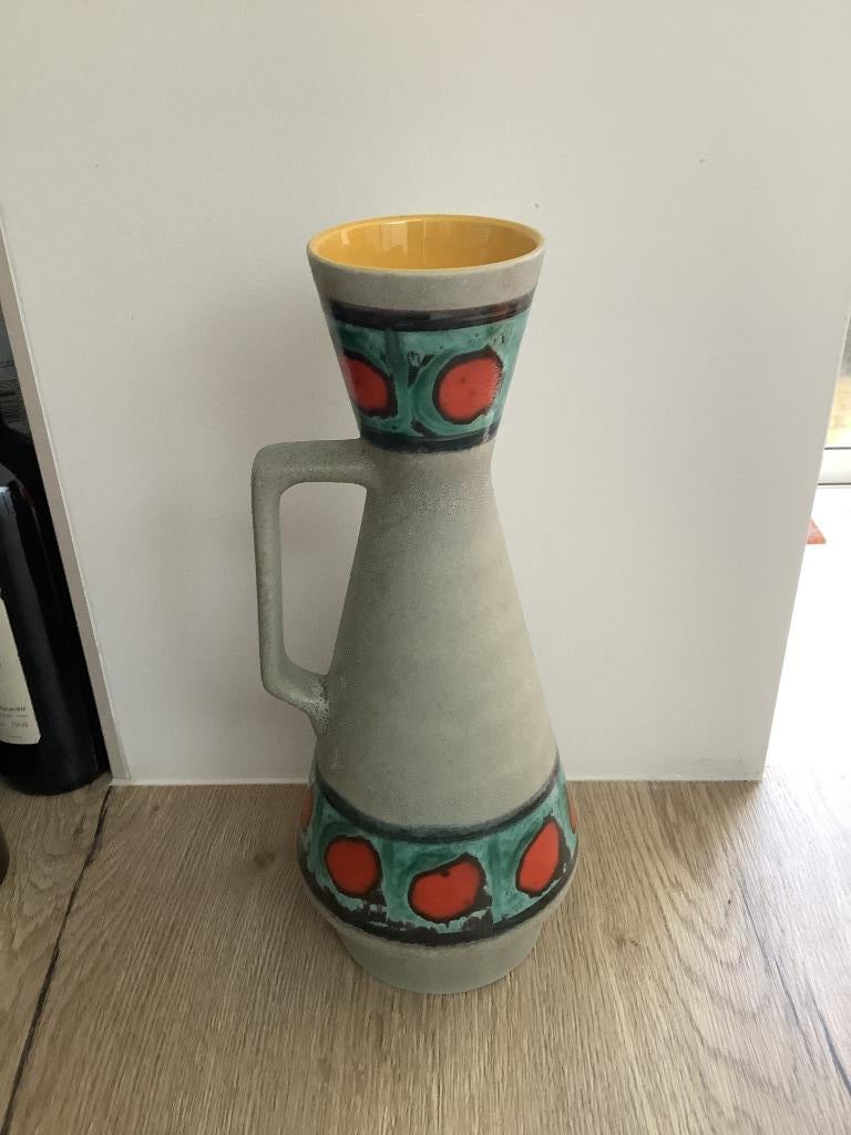 Vaas „fat lava” uit het Oude Westen van Duitsland uit 1960, Antiek en Kunst, Ophalen of Verzenden