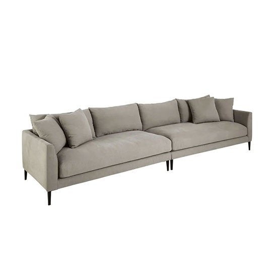 Canapé Patinson Maisons du Monde 5 6 places taupe, Maison & Meubles, Enlèvement