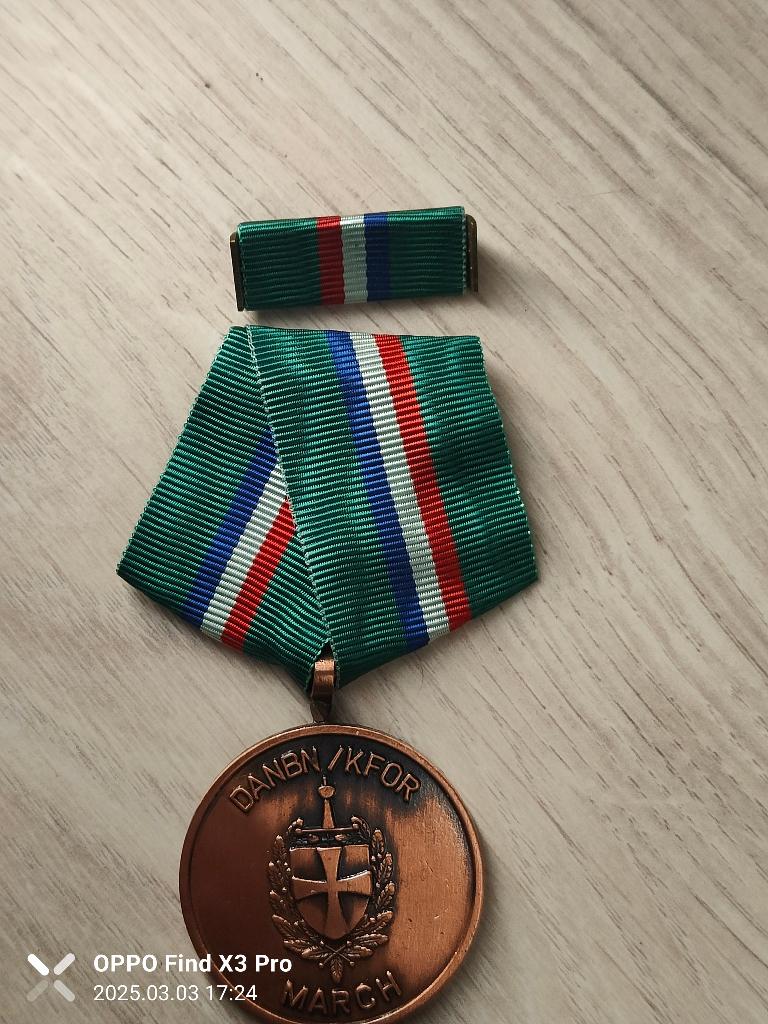 Médaille danoise bataillon de la kfor, Enlèvement ou Envoi