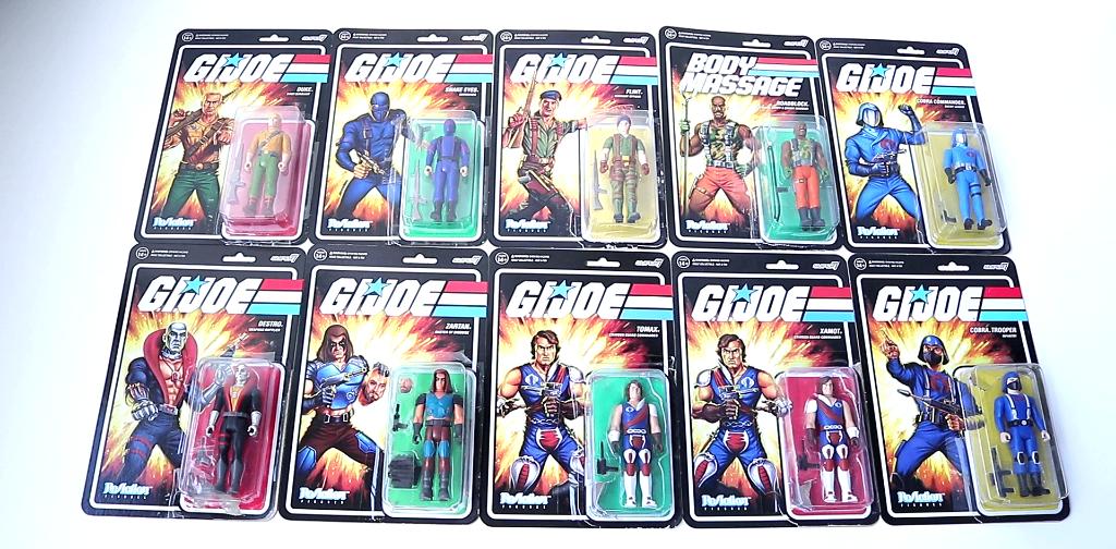 Super7 Reaction G.I. Joe lot de 10 figurines en Loose, Collections, Envoi, Utilisé, Autres types
