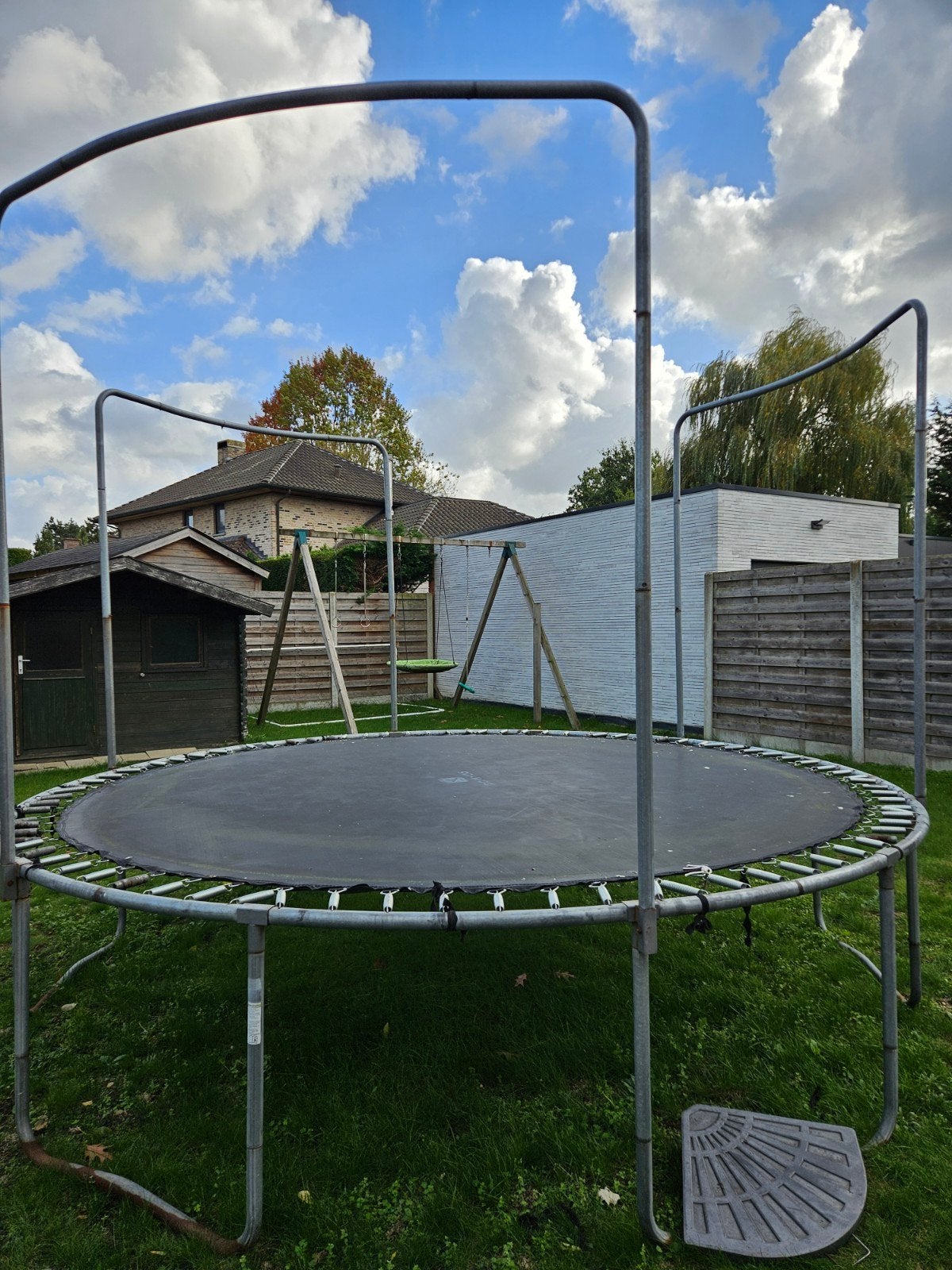 trampoline, Ophalen, Gebruikt
