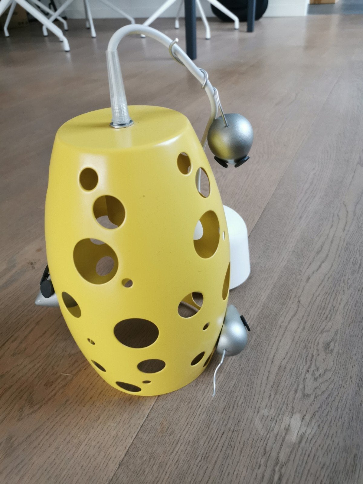 Hanglamp muizen kinderkamer, Huis en Inrichting, Ophalen of Verzenden, Zo goed als nieuw, Metaal