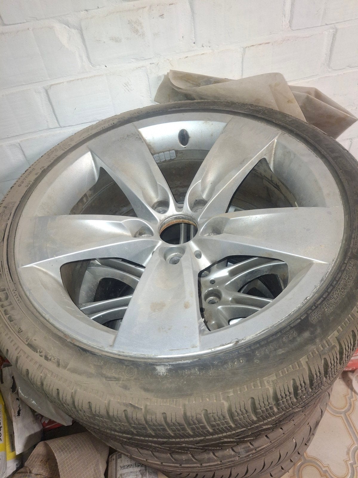 1 Velg + band 18 inch BMW 5 serie e61, Ophalen, 18 inch