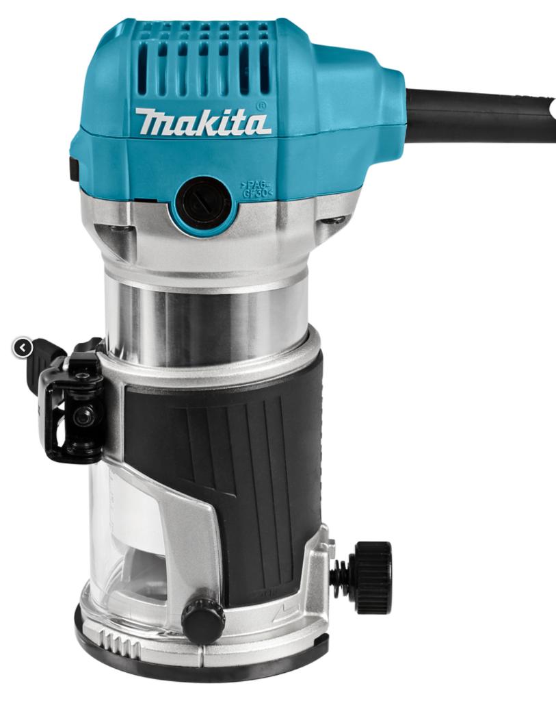 Makita 230V Kantenfrees RTT0700, Doe-het-zelf en Bouw, Ophalen, Gebruikt, Kantenfrees, Makkta
