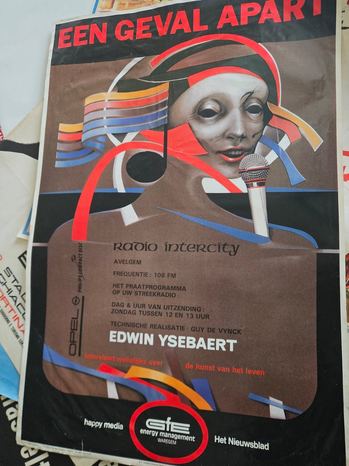 Kunst affiche Octave Landuyt, Verzenden