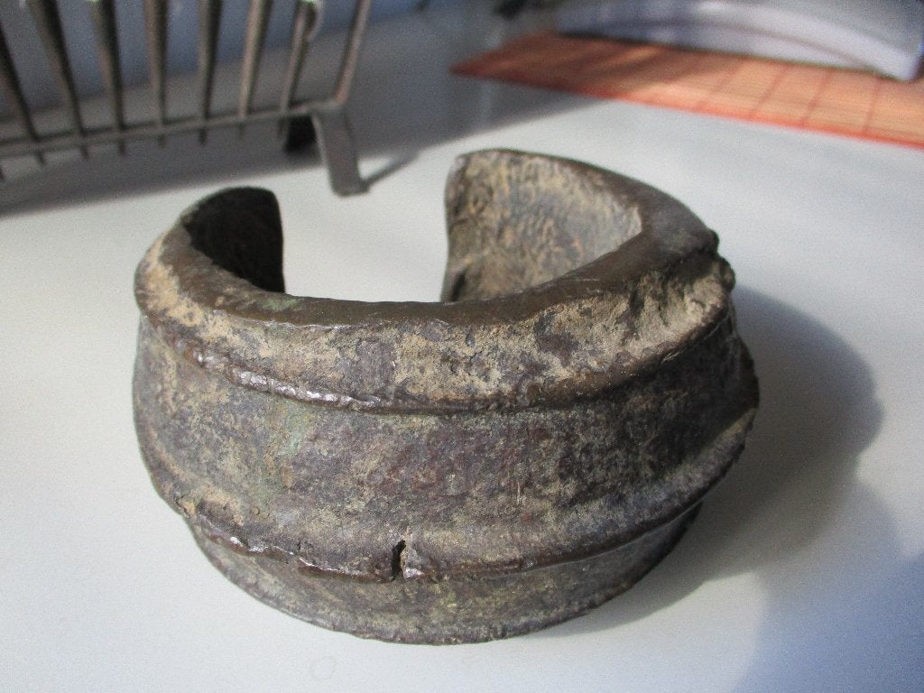 Afrikaanse slaven armband, Antiek en Kunst, Sieraad, Afrika, Handgemaakt, Ophalen of Verzenden