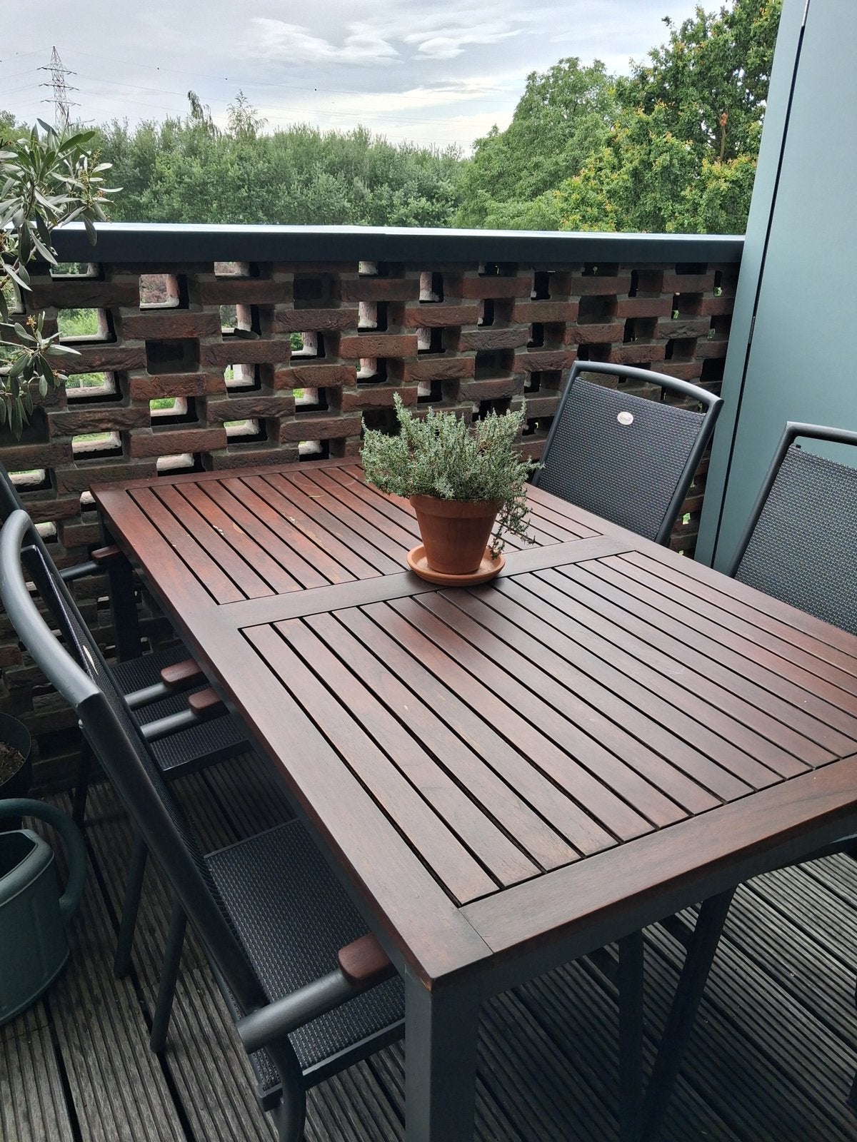 Hartman tuinstoelen + tafel, Tuin en Terras, Ophalen, Gebruikt, Tuinset