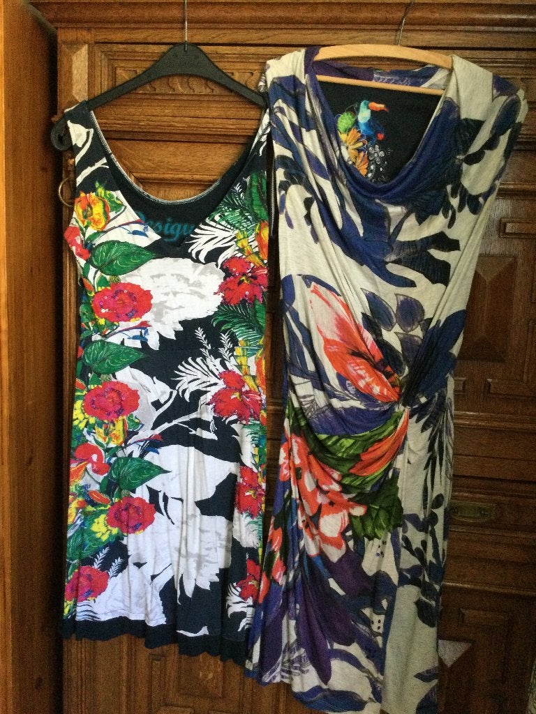 DEUX ROBES"DESIQUAL"TL POUR 9 EUROS, Taille 42/44 (L), Enlèvement ou Envoi, Autres couleurs, DESIQUAL