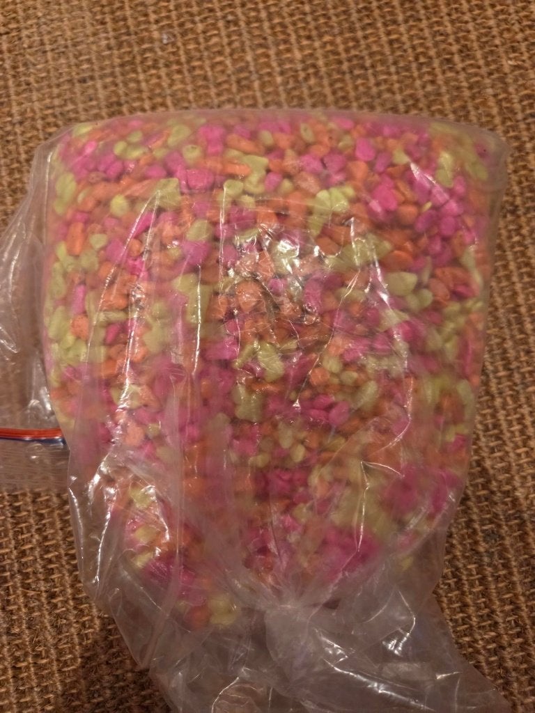 Gekleurde kleine steentjes, Ophalen of Verzenden, Gebruikt