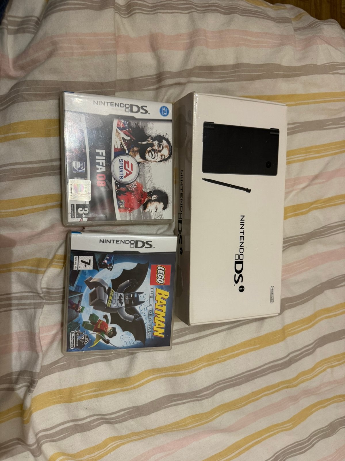 Nintendo DSI + 3 games | Gloednieuw | Kijk beschrijving., Ophalen, Met games, Zwart, Nieuw