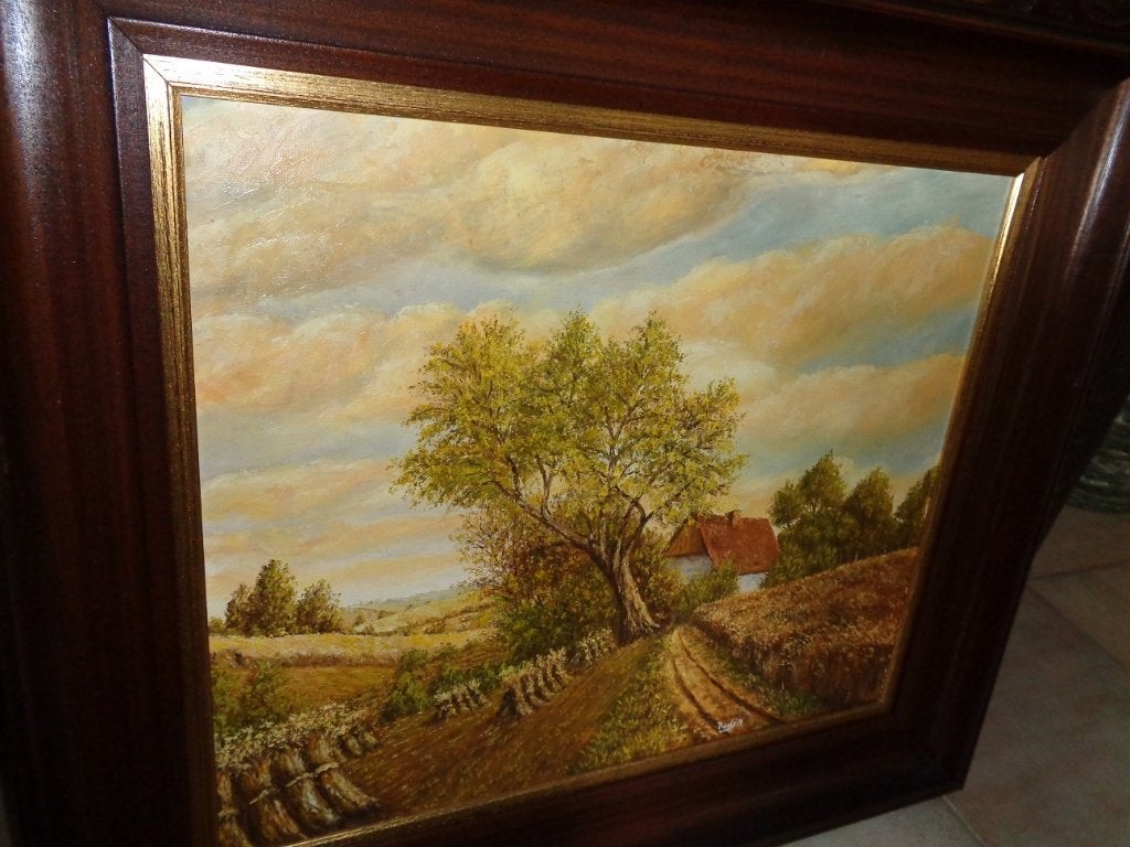 *M. Roels (1933) -Prachtig schilderij -Vermeld in PIRON, BAS, Ophalen of Verzenden, Bijzondere lijst, Doek