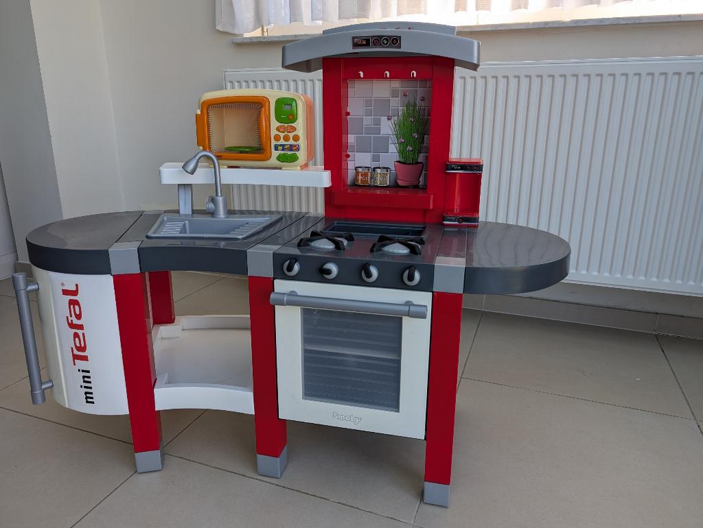 Cuisine Tefal Superchef Deluxe, Enlèvement, Comme neuf, Plastique, Jouer à la cuisine