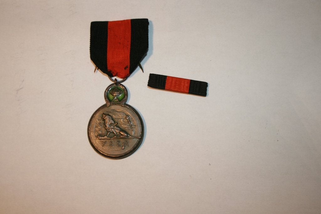 Militaria, Verzamelen, Ophalen of Verzenden, Landmacht, Lintje, Medaille of Wings
