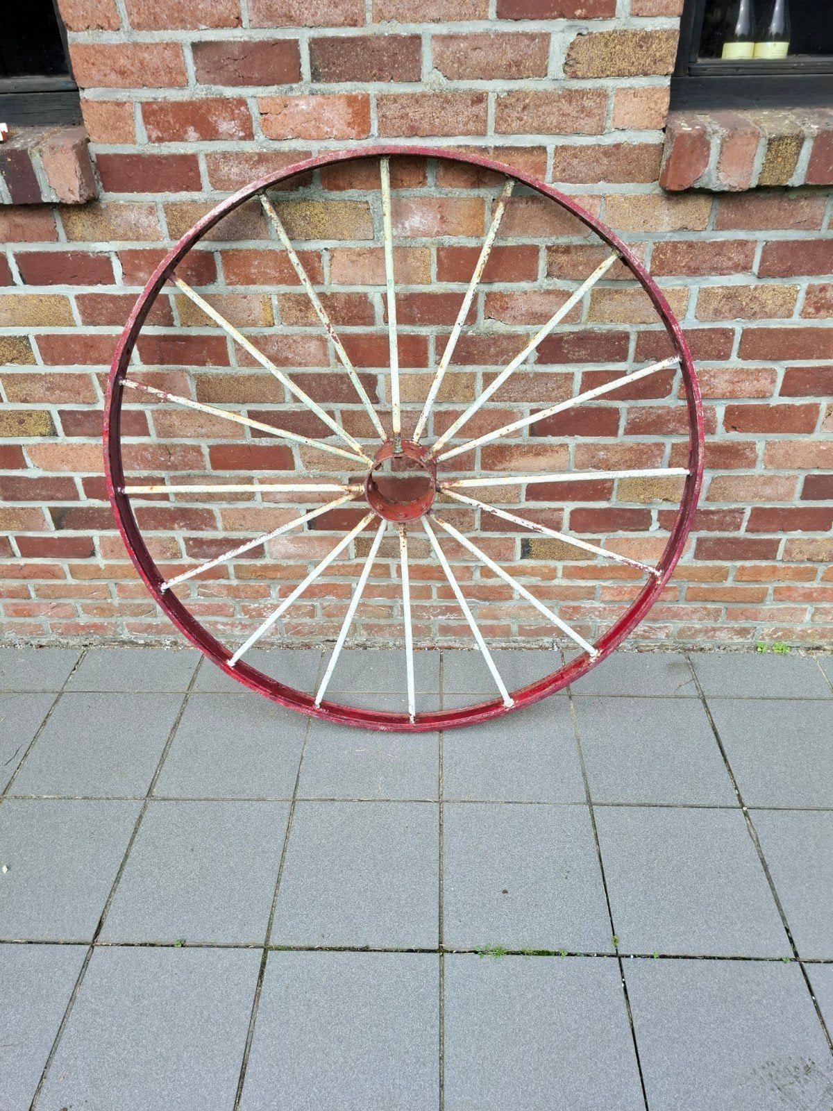 deroratief ijzere wiel, Ophalen, Gebruikt