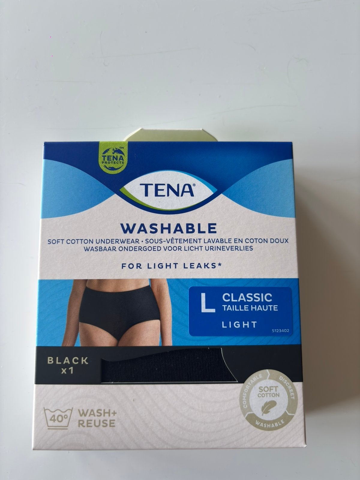 Tena Washable Soft Cotton L (ongeopend), Ophalen of Verzenden, Nieuw