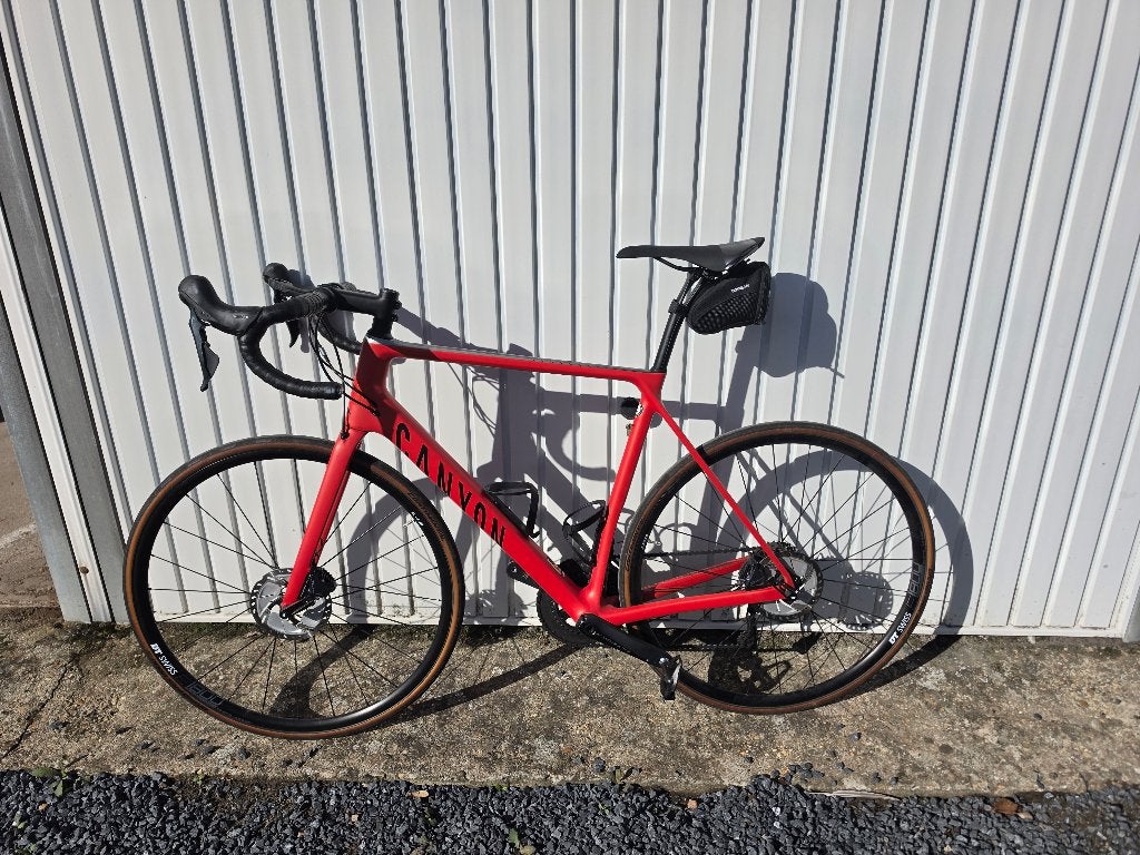 Canyon Endurace CF SL Disc 8.0 – maat L – 2020, Fietsen en Brommers, 28 inch, Gebruikt, Carbon, Heren