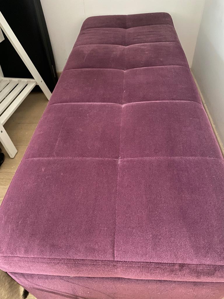 Banc Coffre Istikbal à vendre urgent, Maison & Meubles, Enlèvement, Comme neuf, Autres matériaux