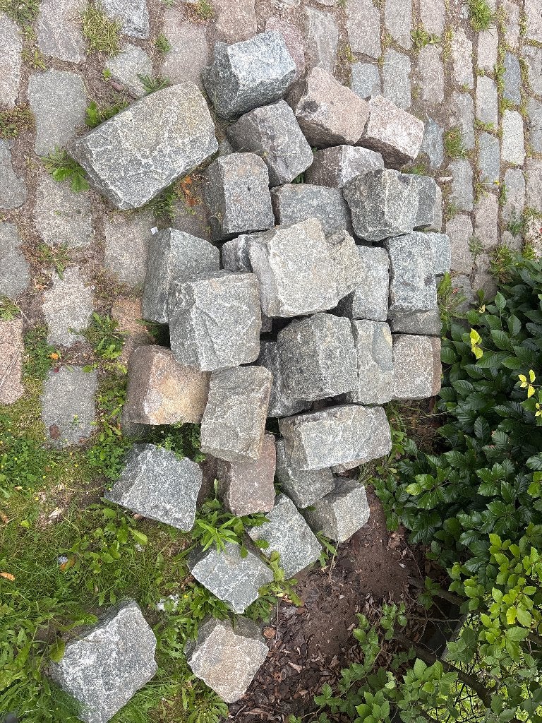 Kasseien 40 stuks, Enlèvement, Utilisé, Gris, Rocher