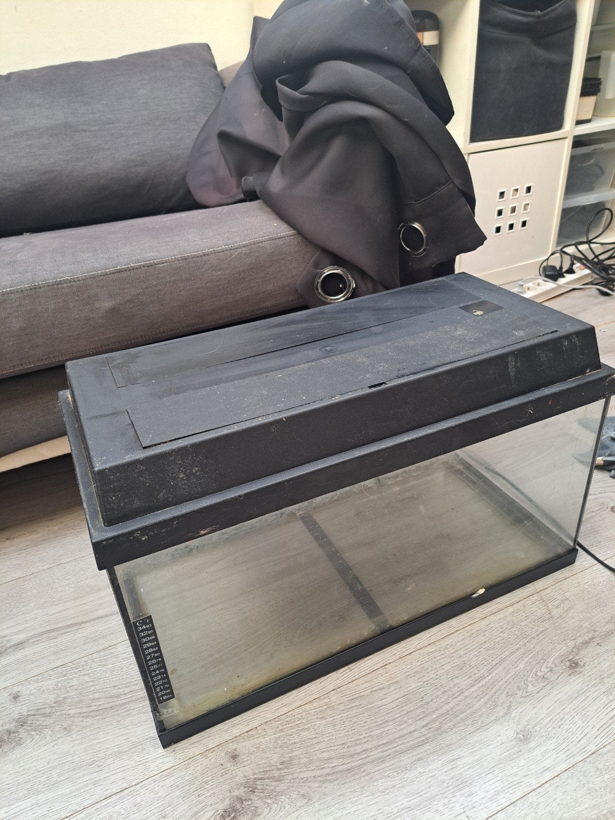 Aquarium L size, Ophalen
