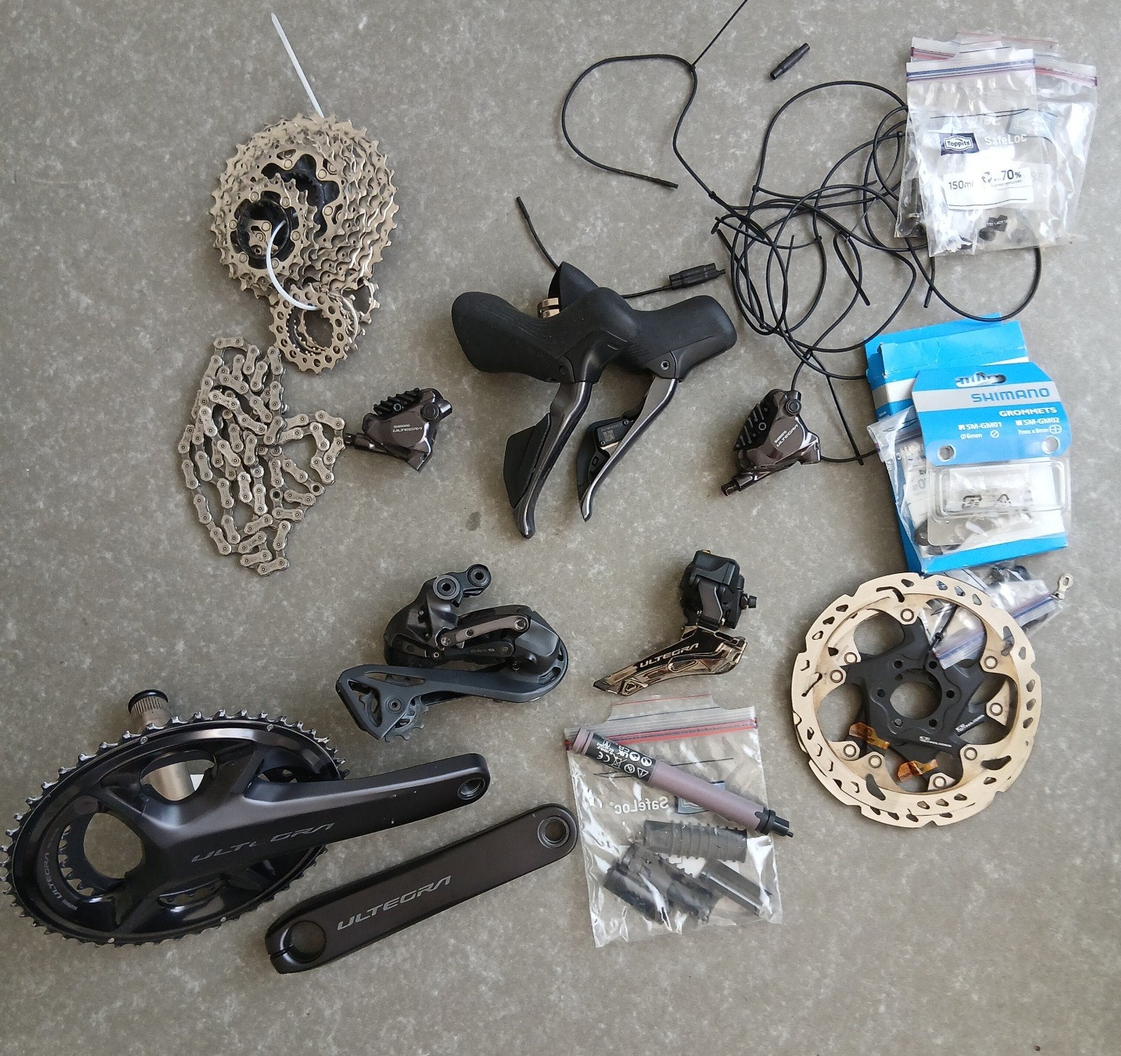 Shimano Ultegra di2 12 speed groepset, Fietsen en Brommers, Ophalen of Verzenden
