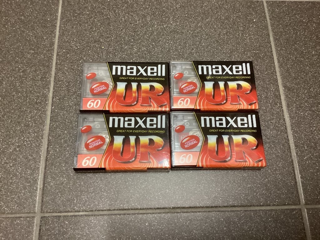 4 lege Muziekcassettes van Maxwell 60 min nieuw in vepakking, Ophalen of Verzenden, Nieuw in verpakking