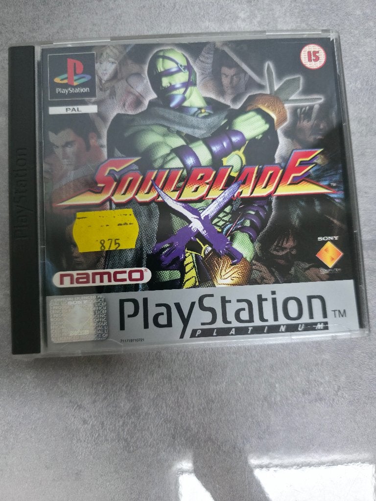 Soul Blade PS1 game (PAL), Avontuur en Actie, Gebruikt, Vanaf 18 jaar, Verzenden