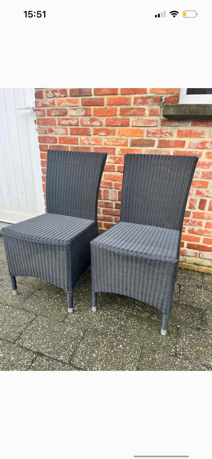 Tuinstoelen, Ophalen, Zo goed als nieuw