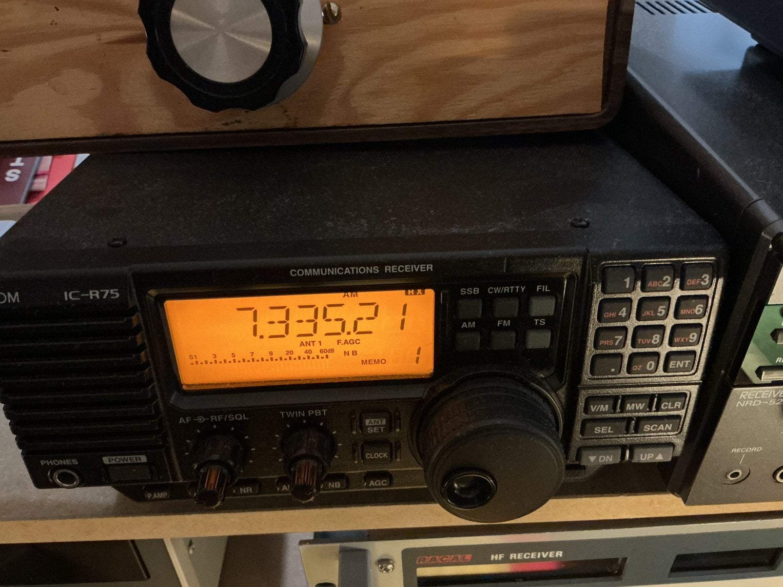 ICOM IC-R75, Telecommunicatie, Ophalen of Verzenden, Zo goed als nieuw