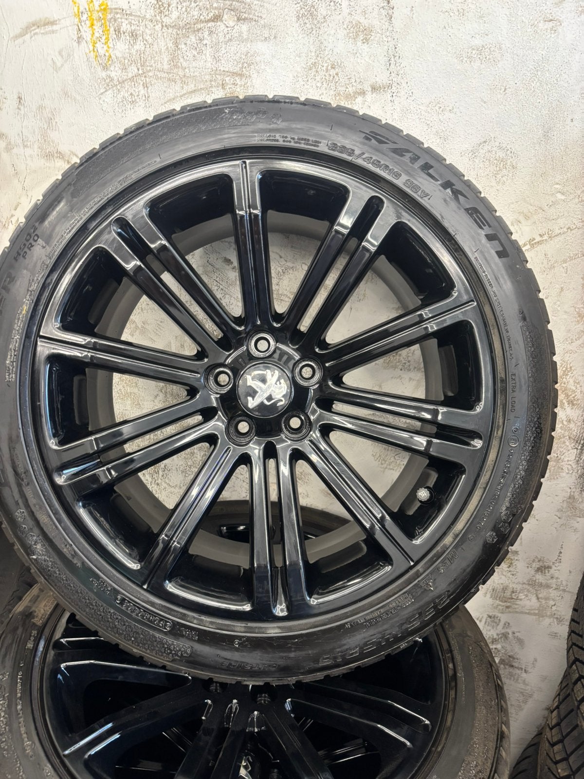 originele Peageut RCZ 18 inch velgen winter set, Enlèvement ou Envoi, 18 pouces, Jante(s)
