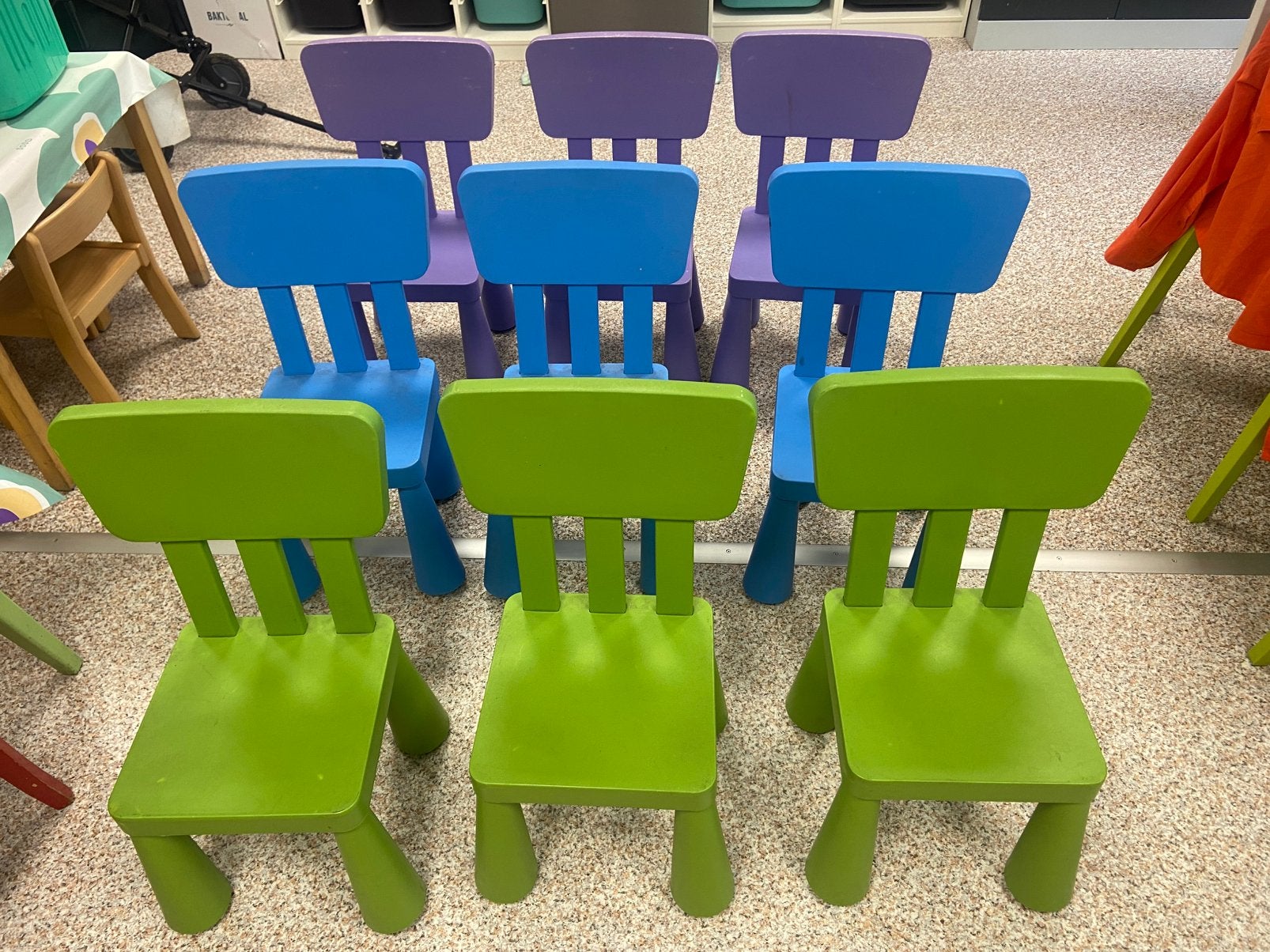Ikea stoeltjes, Kinderen en Baby's, Kinderkamer | Tafels en Stoelen, Ophalen, Gebruikt, Stoel(en)