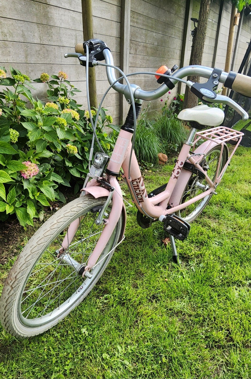 Kinderfiets BikeFun lots of love 16 inch, Fietsen en Brommers, Ophalen, Gebruikt, Velgrem, BikeFun Kids (BFK)