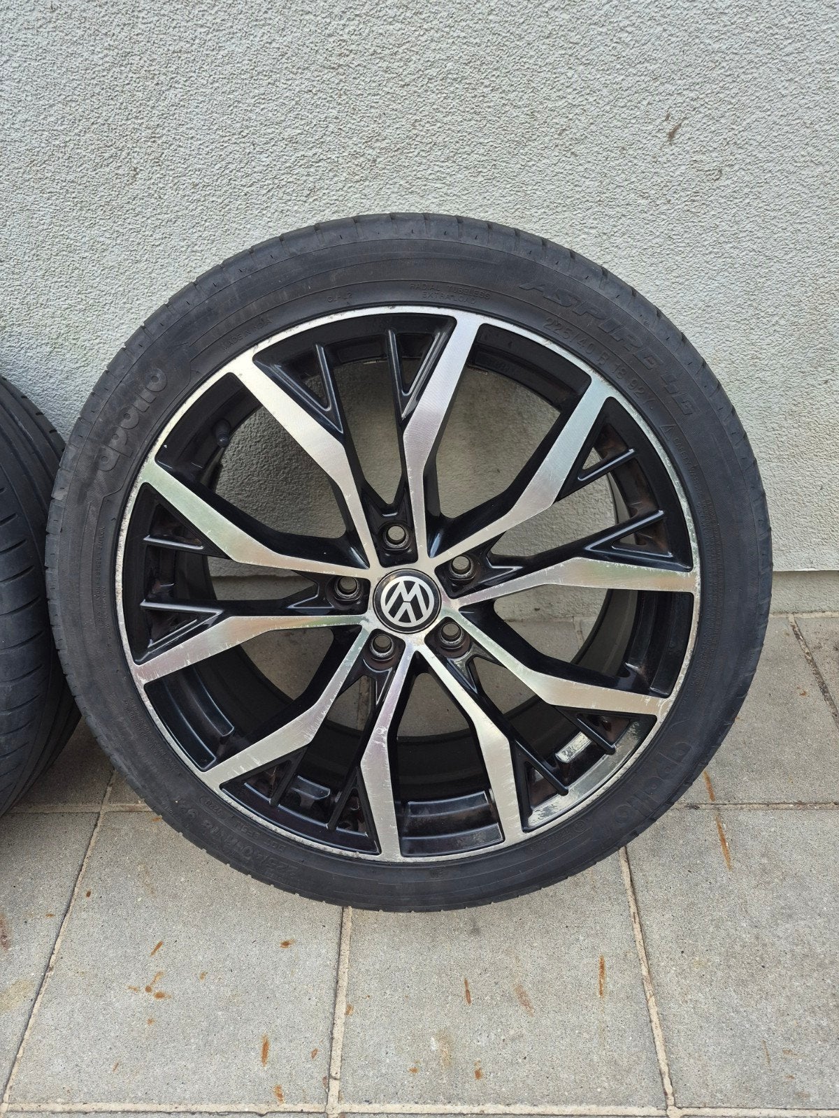 4 jantes vw golf gti 18" 5/112, Enlèvement, 18 pouces, Jante(s)