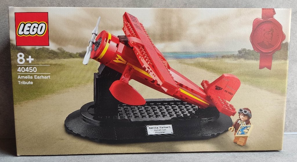 lego 40450 eerbetoon aan amelia earhart vliegtuig lockheed, Ophalen of Verzenden, Nieuw, Complete set, Lego