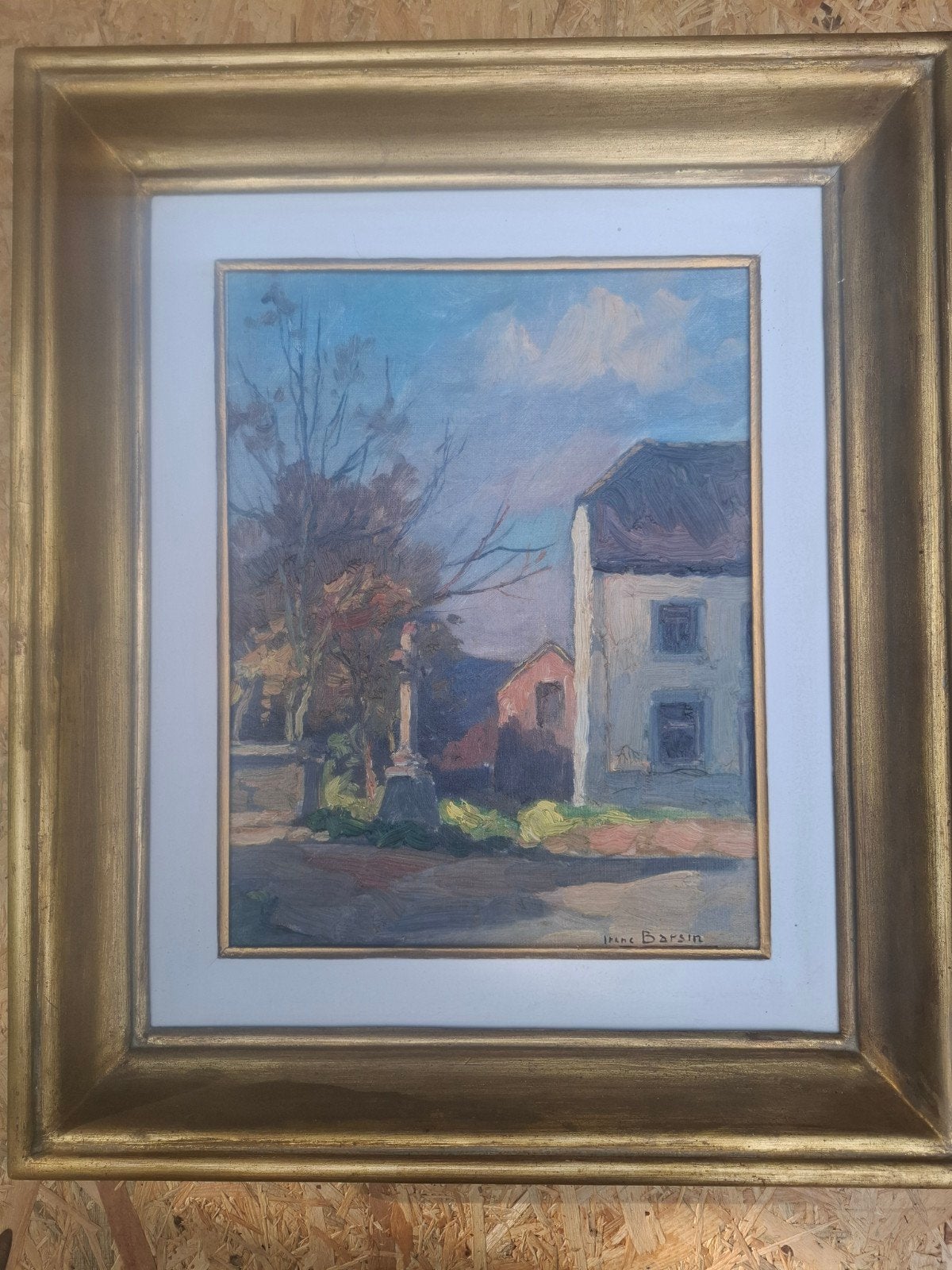 Hsp Irene Barsin. Masbourg Nassogne, Antiquités & Art, Enlèvement, Paysage, Panneau