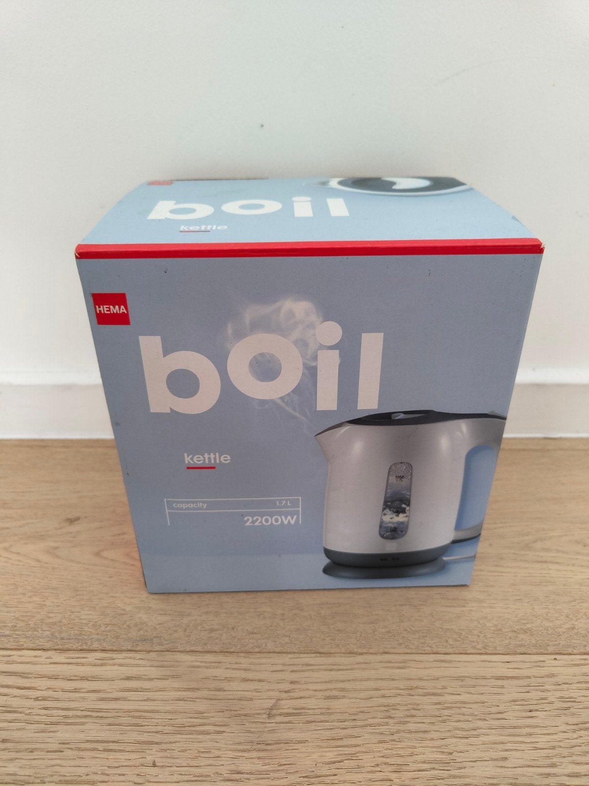 Bouilloire électrique Hema 2200 W, Electroménager, 1 à 2 litres, Enlèvement, Utilisé
