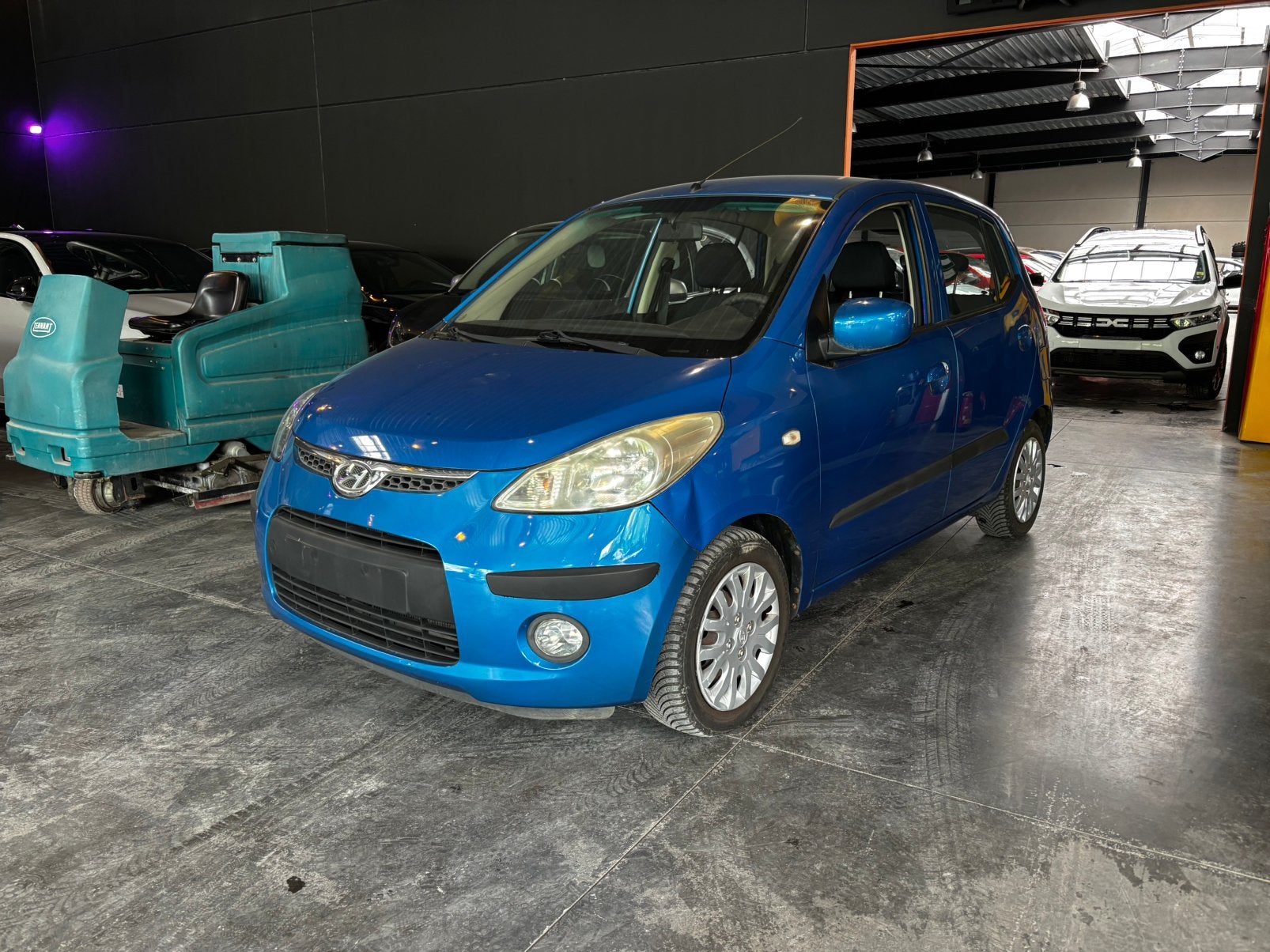HYUNDAI i10 1.2i lounge/12 mois de garantie, Euro 5, Stof, 4 cilinders, Blauw